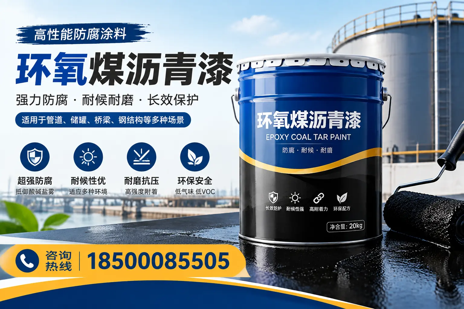 环氧煤沥青漆的施工步骤详解,龙岩装修必备知识
